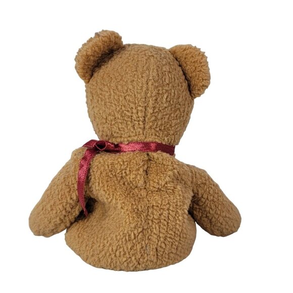 2/$15 Ty Beanie Babies Curly Bear Plush Brown 8.5" Ribbon Floppy 1993 Vintage - Picture 4 of 10